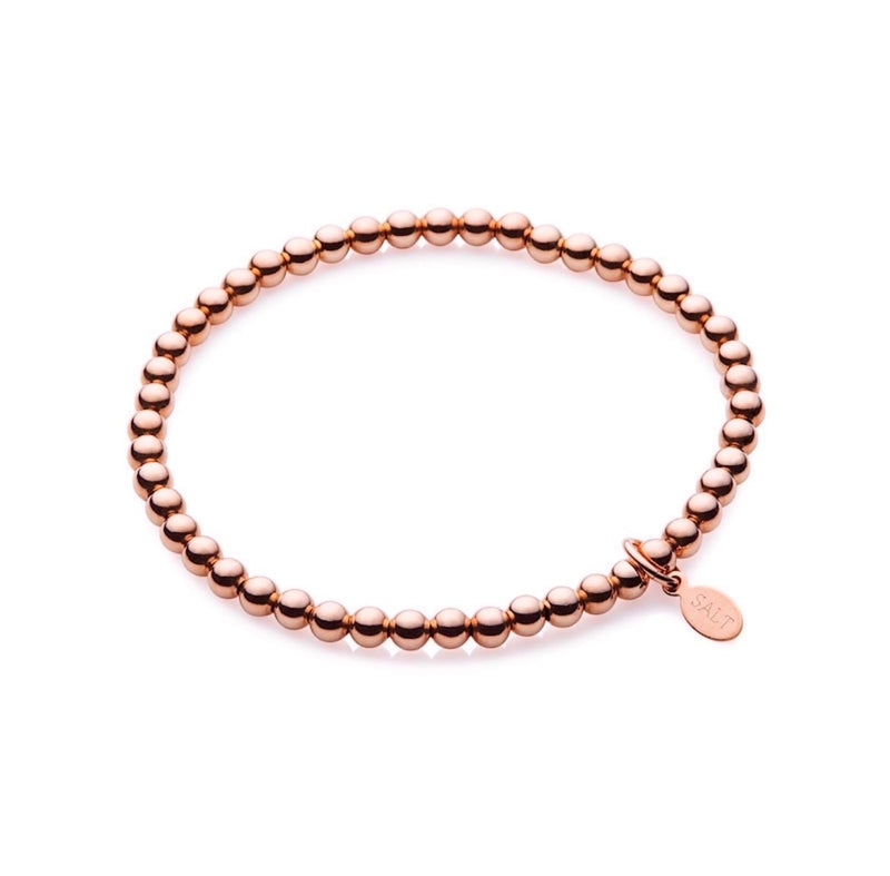 Rose gold store ball bracelet